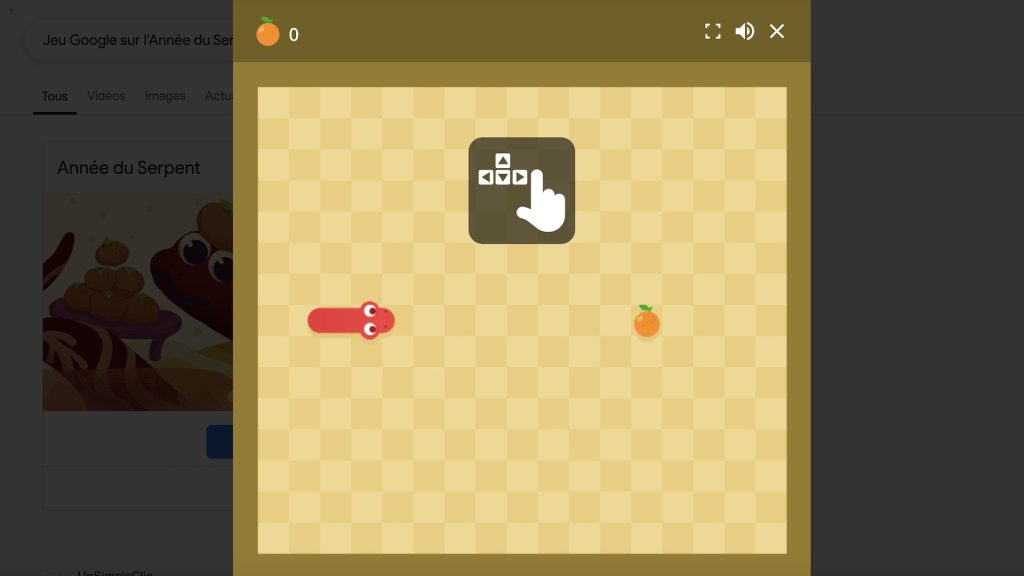 astuces jeu google sur l'année du serpent