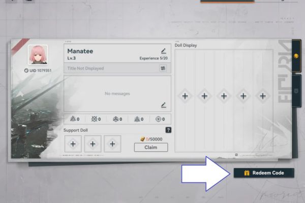 Comment utiliser les codes dans Girls Frontline 2
